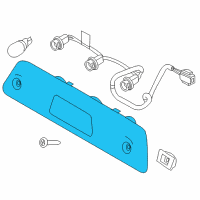 OEM High Mount Lamp Diagram - AL3Z-13A613-E