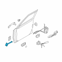 OEM 2013 Kia Soul Checker Assembly-Front Door Diagram - 793802K000