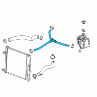 OEM 2017 Chevrolet Camaro Inlet Hose Diagram - 84016173