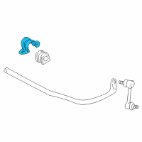 OEM 2010 Pontiac Vibe Clamp, Rear Stabilizer Shaft Insulator Diagram - 19184444