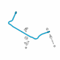 OEM Ford F-350 Super Duty Stabilizer Bar Diagram - 9C3Z-5482-E