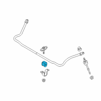 OEM 2013 Ford F-250 Super Duty Stabilizer Bar Insulator Diagram - 7C3Z-5484-E