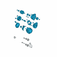 OEM 2006 Acura MDX Alternator Assembly (Csd69) (Denso) Diagram - 31100-RJA-A02