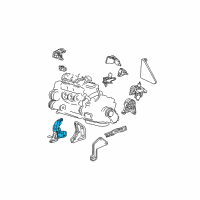 OEM 2002 Chrysler Town & Country Bracket-Engine Mount Diagram - 4861298AD