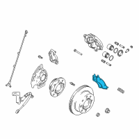 OEM Ram 3500 Front Disc Brake Pad Kit Diagram - 68049148AA