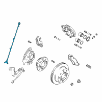 OEM Dodge Ram 1500 Sensor-Anti-Lock Brakes Diagram - 5015882AA