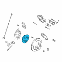 OEM 2004 Dodge Ram 2500 Front Hub Assembly Diagram - 5103507AA