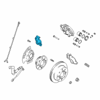 OEM 2003 Dodge Ram 2500 Adapter-Disc Brake CALIPER Diagram - 5093270AA