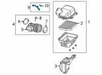 OEM 2020 Jeep Grand Cherokee MAKE UP AIR Diagram - 53010986AC