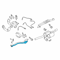 OEM BMW 535i Catalytic Converter Diagram - 18-30-7-565-685