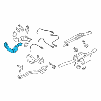 OEM BMW 535i GT Catalytic Converter Diagram - 18-30-7-565-330