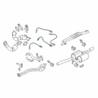 OEM 2009 BMW 535i Oxygen Sensor Diagram - 11-78-7-545-243