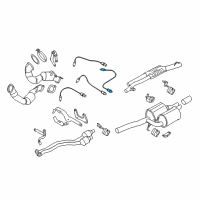 OEM 2008 BMW 528xi Oxygen Sensor Diagram - 11-78-7-545-244