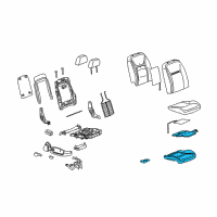 OEM 2006 Chevrolet Impala Module Kit, Inflator Restraint Front Pass Presence (W/ Sensor) Diagram - 19124417