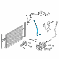 OEM Ford C-Max AC Hose Diagram - FV6Z-19D742-A