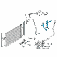 OEM 2015 Ford C-Max Tube Assembly Diagram - FV6Z-19972-A