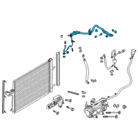 OEM 2014 Ford C-Max Hose & Tube Assembly Diagram - FV6Z-19A834-E