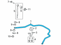 OEM Ford E-250 Stabilizer Bar Diagram - F6UZ-5A772-AB