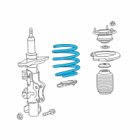 OEM 2019 Cadillac CTS Front Coil Spring Diagram - 23259472