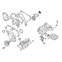 OEM 2014 Nissan Pathfinder Sprocket-Camshaft Diagram - 13024-7Y000