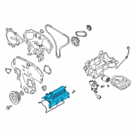 OEM 2014 Nissan Frontier Cover Assy-Valve Rocker Diagram - 13264-EA200
