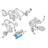 OEM 2014 Nissan Frontier Rocker Cover Gasket Diagram - 13270-EA20C