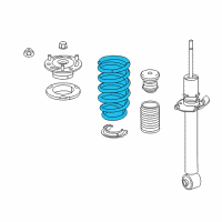 OEM 2020 Acura RLX Spring, Rear Diagram - 52441-TY3-A31