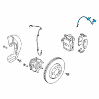 OEM 2021 Hyundai Kona Hose-Brake Front, LH Diagram - 58731-J9100