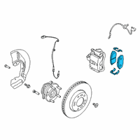 OEM 2021 Hyundai Kona Pad Kit-Front Disc Brake Diagram - 58101-J9A15