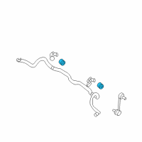 OEM Kia Rondo Bush-Stabilizer Bar Diagram - 548132G001