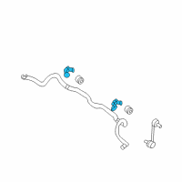 OEM Hyundai Accent Bracket-Stabilizer Diagram - 54814-1G000