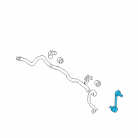 OEM 2009 Kia Rondo Link Assembly-Front Stabilizer Diagram - 548302G000