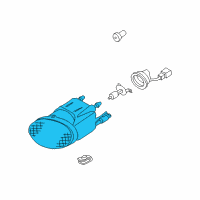 OEM 2002 Nissan Maxima Lamp Unit-Fog Diagram - 26154-5Y700