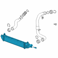 OEM 2019 GMC Terrain Intercooler Diagram - 84361106