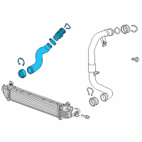 OEM GMC Terrain TUBE ASM-CHRG AIR CLR INL AIR Diagram - 84498031