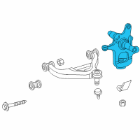 OEM 2003 Dodge Sprinter 2500 Suspension Knuckle Sprinter Diagram - 5135233AA