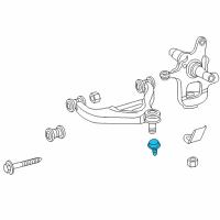 OEM 2004 Dodge Sprinter 3500 Ball Join-Lower Control Arm Diagram - 5139559AA