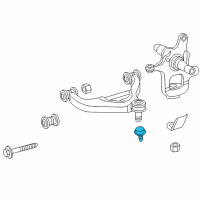 OEM 2005 Dodge Sprinter 3500 Ball Join-Lower Control Arm Diagram - 5139559AA
