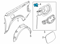 OEM Ford Maverick Door Lock Diagram - ML3Z5428610A