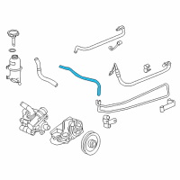 OEM 2008 Saturn Sky Cooler Asm-P/S Fluid Diagram - 25965056