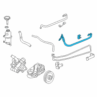 OEM 2010 Saturn Sky Hose Asm, P/S Gear Inlet Diagram - 19167810