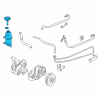 OEM Saturn Sky Reservoir Asm-P/S Fluid Diagram - 15780065