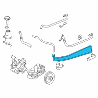 OEM 2008 Pontiac Solstice Cooler Asm-P/S Fluid Diagram - 25965055