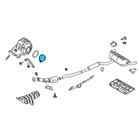 OEM 2019 Infiniti QX50 Clamp Diagram - 14464-BV80A