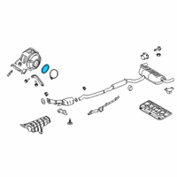 OEM Infiniti QX50 Gasket-Convertor Diagram - 14445-BV80A