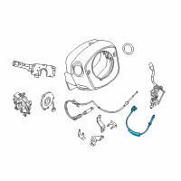 OEM 2021 Nissan NV2500 Key Interlock Cable Assembly Diagram - 34908-7S000