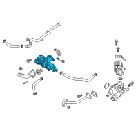 OEM 2017 Kia Optima Pump Assembly-Coolant Diagram - 251002E272