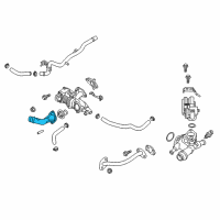 OEM 2019 Kia Optima Fitting-COOLANT Inlet Diagram - 256312E270