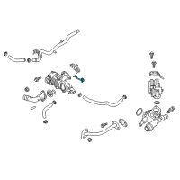 OEM Hyundai Sonata Gasket-Water Pump, Up Diagram - 25124-2E270