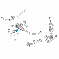 OEM Hyundai Sonata Thermostat Assembly Diagram - 25500-2E272